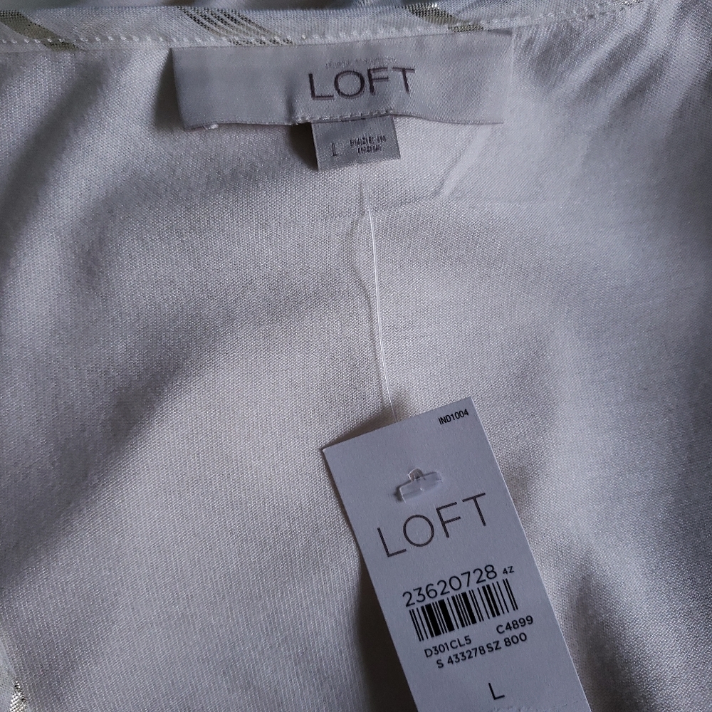LOFT Ruffled Cold Shoulder Camisole - Picture 6 of 8